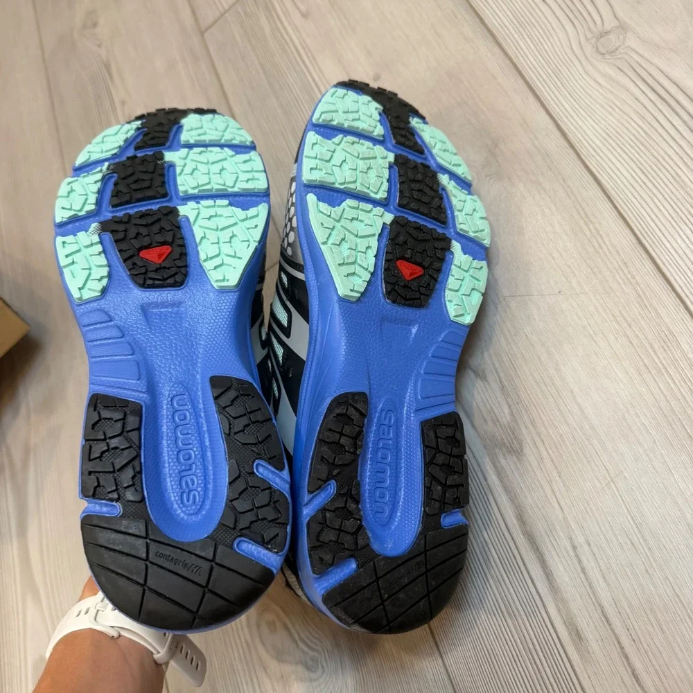 Salomon X-Mission 2 W Womens Trail Running Shoes Blue Grey L36948600 10.5 NEW
